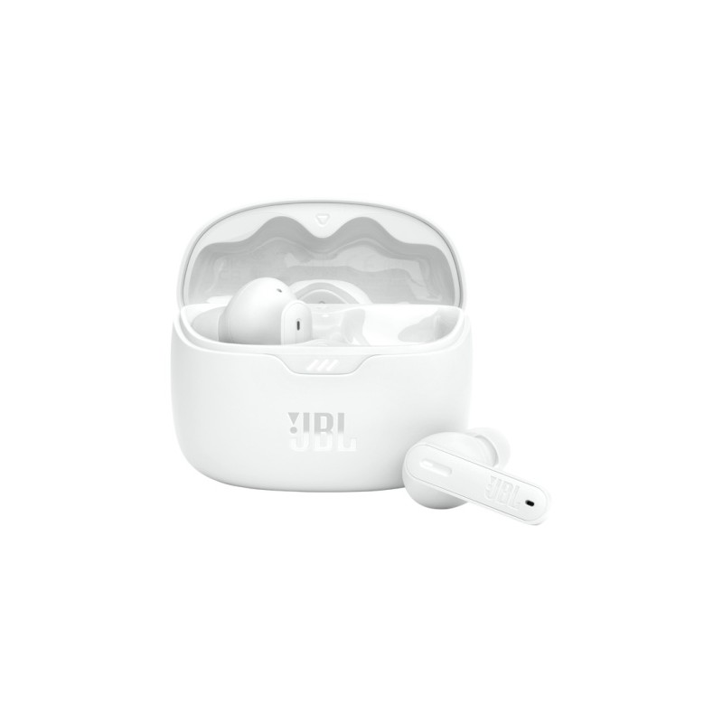 JBL Tune Beam Belaidės ausinės Earbuds, Bluetooth, Balta