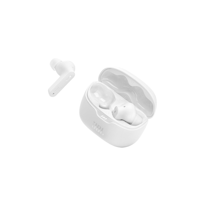 JBL Tune Beam Belaidės ausinės Earbuds, Bluetooth, Balta