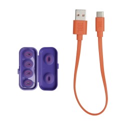 JBL Tune Flex Belaidės ausinės Earbuds, Ghost Purple