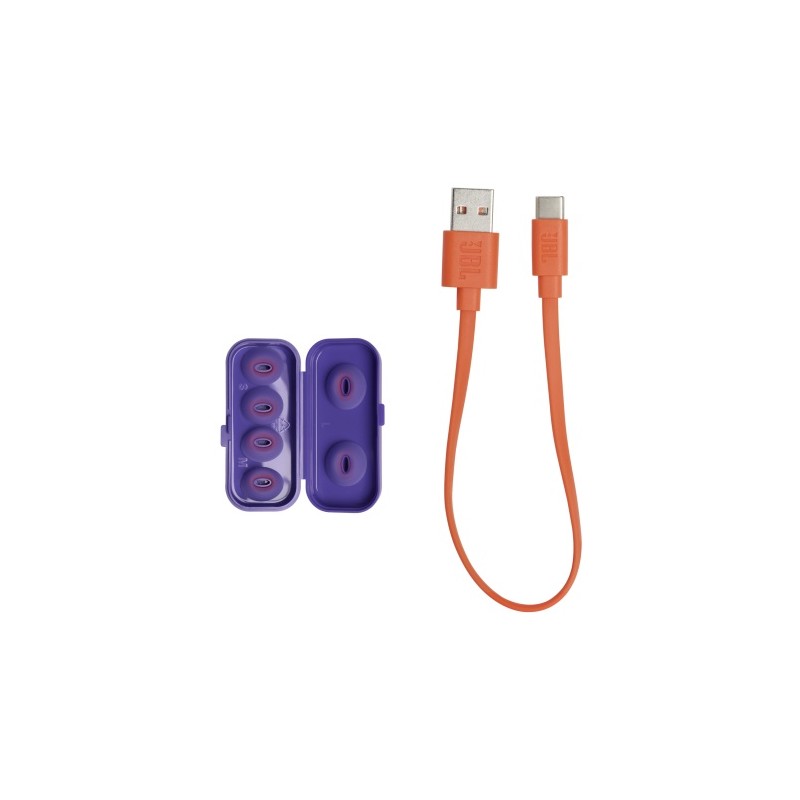 JBL Tune Flex Belaidės ausinės Earbuds, Ghost Purple