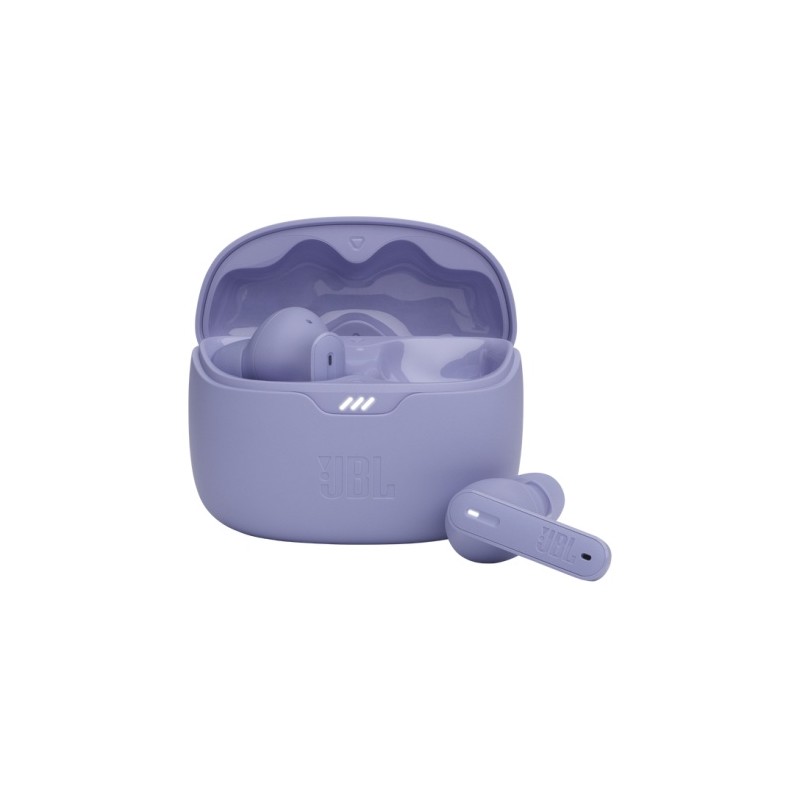 JBL Tune Beam Belaidės ausinės Earbuds, Bluetooth, Violetinė