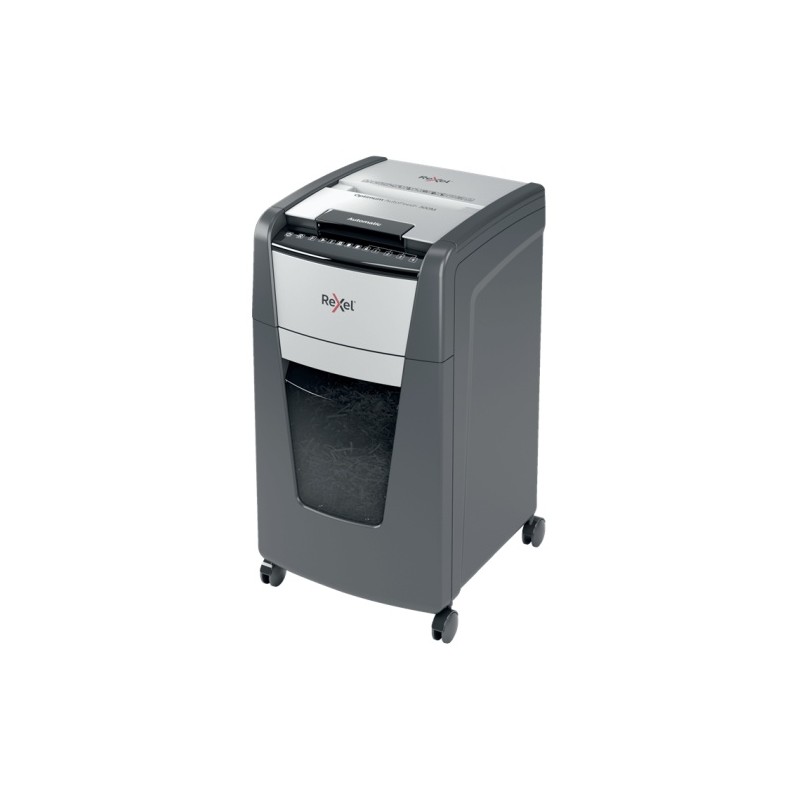 Rexel Optimum AutoFeed+ 300M Dokumentų naikiklis Micro-cut shredding 2x15 mm P-5 60L 55 dB (SPEC)