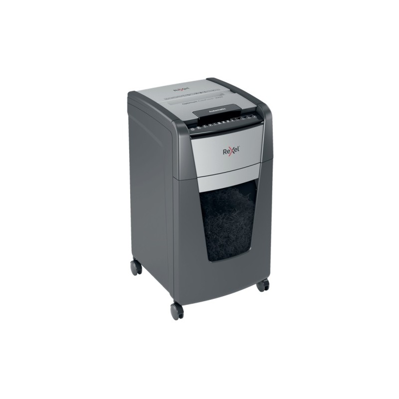 Rexel Optimum AutoFeed+ 300M Dokumentų naikiklis Micro-cut shredding 2x15 mm P-5 60L 55 dB (SPEC)
