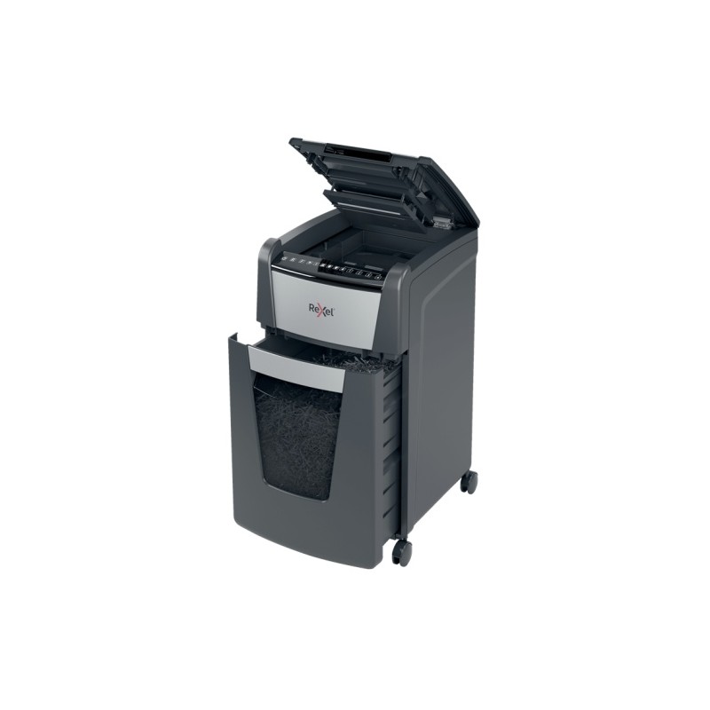 Rexel Optimum AutoFeed+ 300M Dokumentų naikiklis Micro-cut shredding 2x15 mm P-5 60L 55 dB (SPEC)