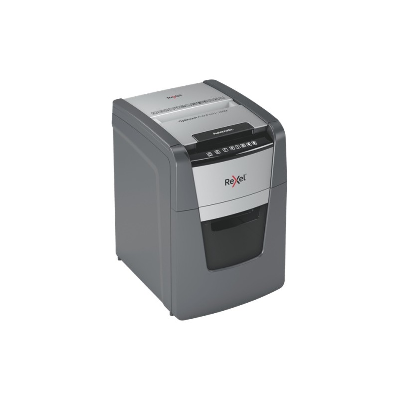 Rexel Optimum AutoFeed+ 100M Dokumentų naikiklis Micro-cut shredding 2x15mm P-5 34L 55dB (SPEC)