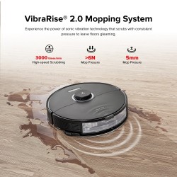 Roborock S8 S852-00 Dulkių siurblys robotas, Juoda