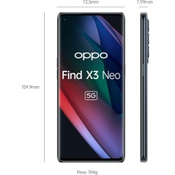 Ecost prekė po grąžinimo OPPO Find X3 Neo Smartphone 5G, Qualcomm865, Display 6.55''FHD+AMOLED