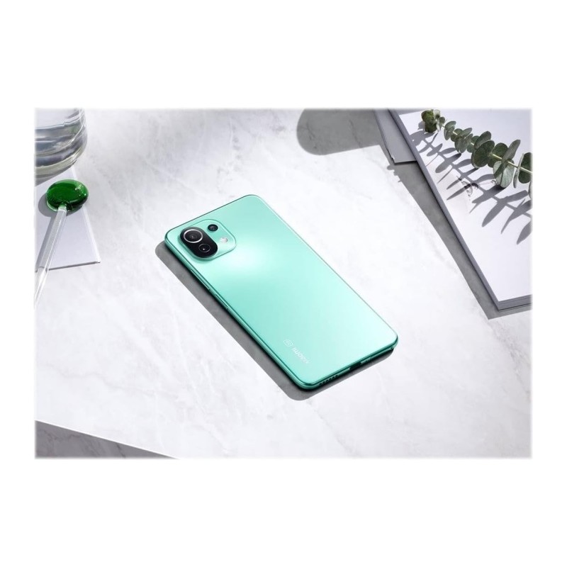Ecost prekė po grąžinimo Xiaomi Mi 11 Lite 5G - išmanusis telefonas 128GB, 8GB RAM, Dual SIM, Mint G