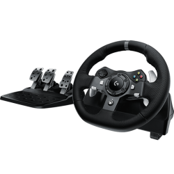 Logitech G920 Driving Force Žaidimų vairas ir pedalai, Xbox Series X|S /Xbox One/PC, Juoda (SPEC)