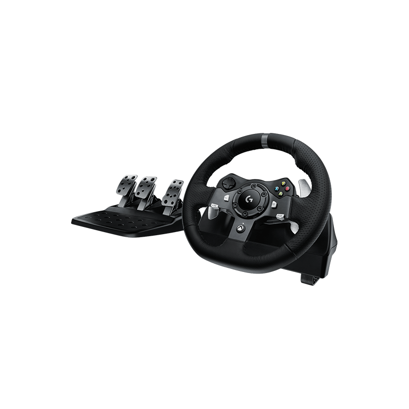 Logitech G920 Driving Force Žaidimų vairas ir pedalai, Xbox Series X|S /Xbox One/PC, Juoda (SPEC)