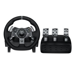 Logitech G920 Driving Force Žaidimų vairas ir pedalai, Xbox Series X|S /Xbox One/PC, Juoda (SPEC)