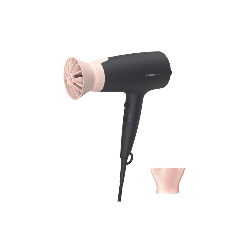 Philips 3000 Series BHD350/10 Plaukų džiovintuvas, Juoda/Rausva
