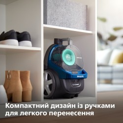 Philips 5000 Series FC9557/09 PowerCyclone 7 Dulkių siurblys, Juoda/Mėlyna