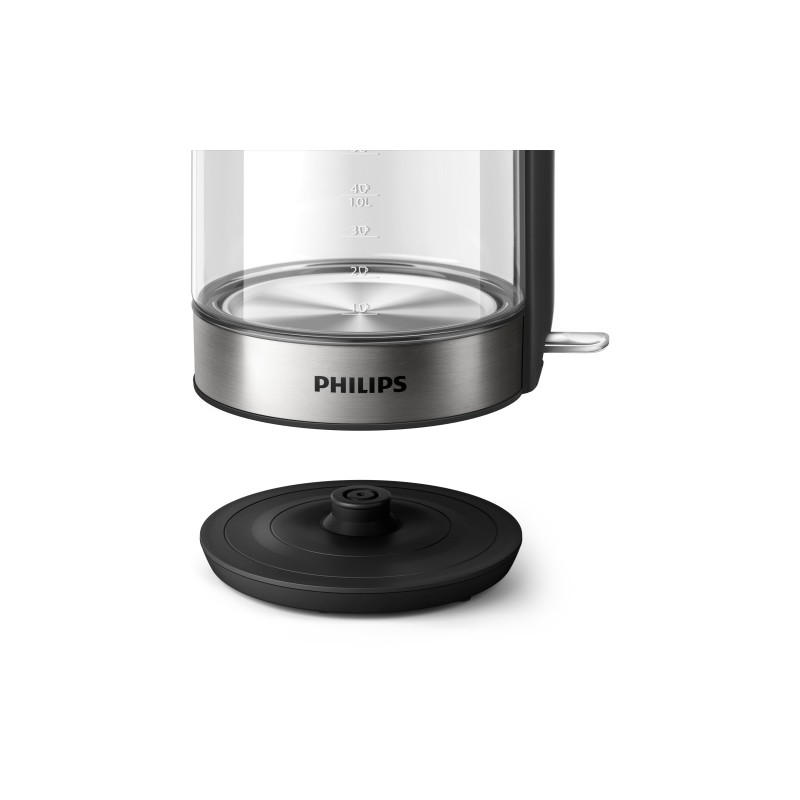 Philips 5000 Series HD9339/80 Elektrinis virdulys, 1.7 L, 2200 W, Sidabrinė/Juoda