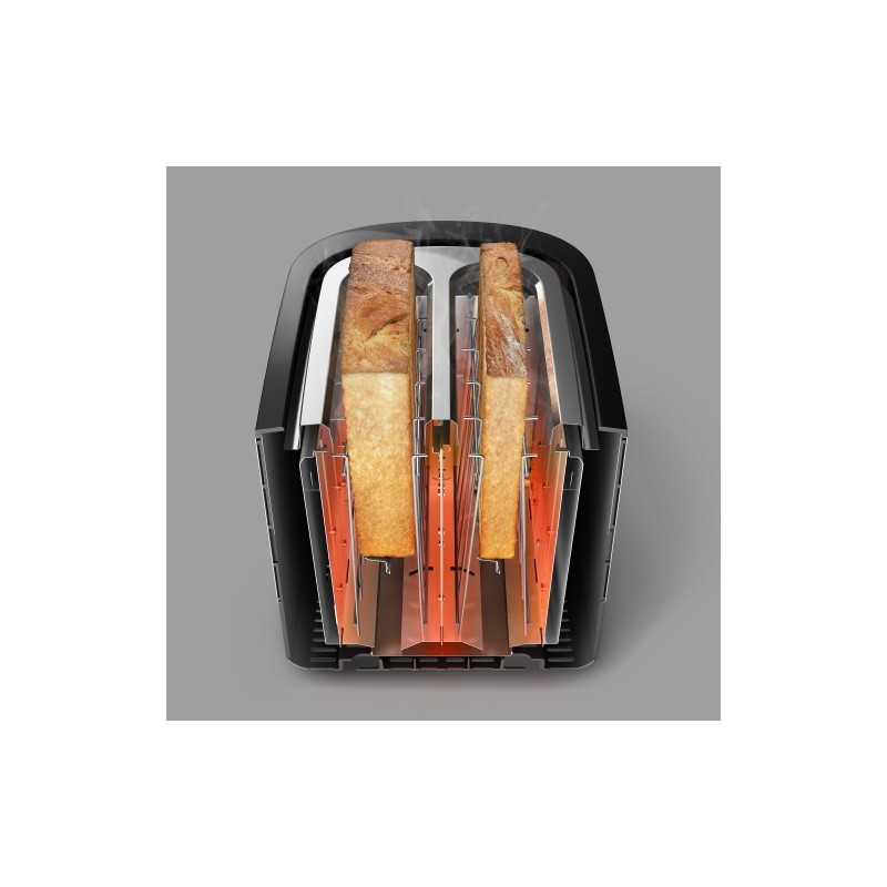 Philips Viva Collection HD2637/90 Skrudintuvas 950 W, Juoda/Sidabrinė