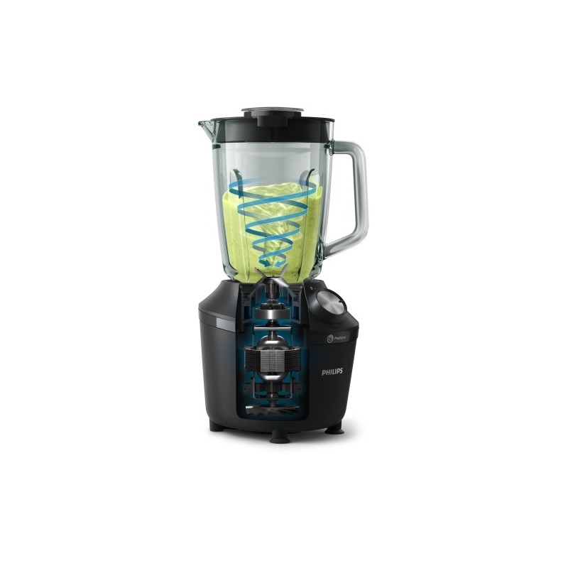 Philips 3000 Series HR2291/01 ProBlend Crush Kokteilinė, 2 L, 600 W, Juoda