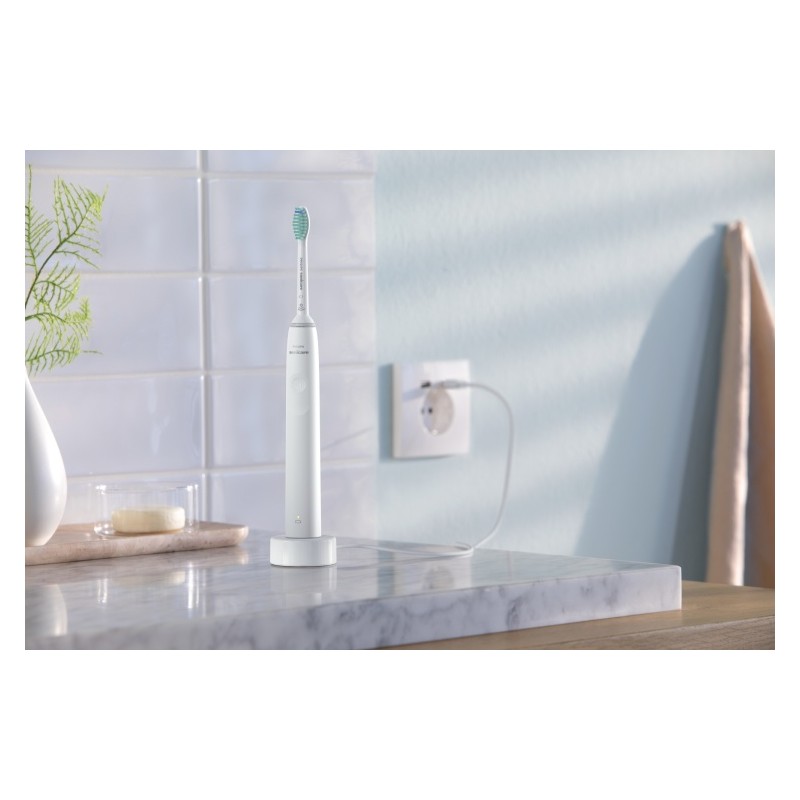 Philips Sonicare 3100 Series HX3671/13 Elektrinis dantų šepetėlis, Balta