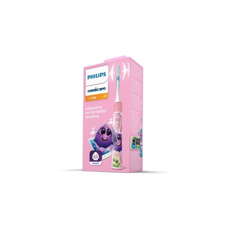 Philips Sonicare For Kids HX6352/42 Elektrinis dantų šepetėlis, Rausva
