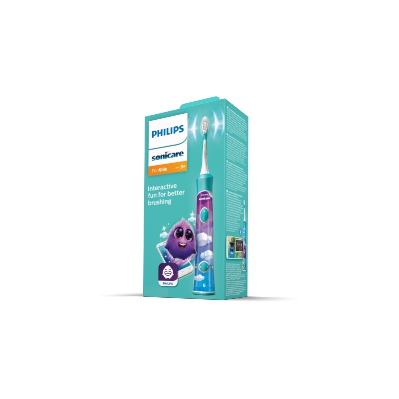 Philips Sonicare For Kids HX6322/04 Electric Toothbrush, Mėlyna