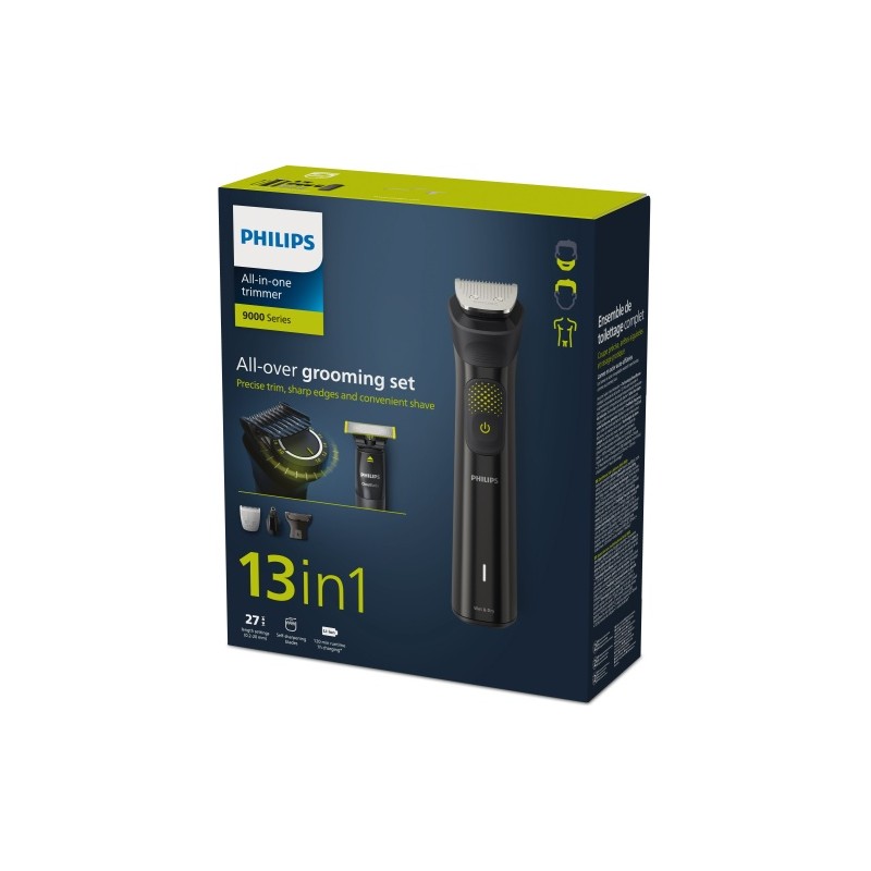 Philips 9000 Series MG9530/15 All-in-One Plaukų kirpimo mašinėlė, Pilka