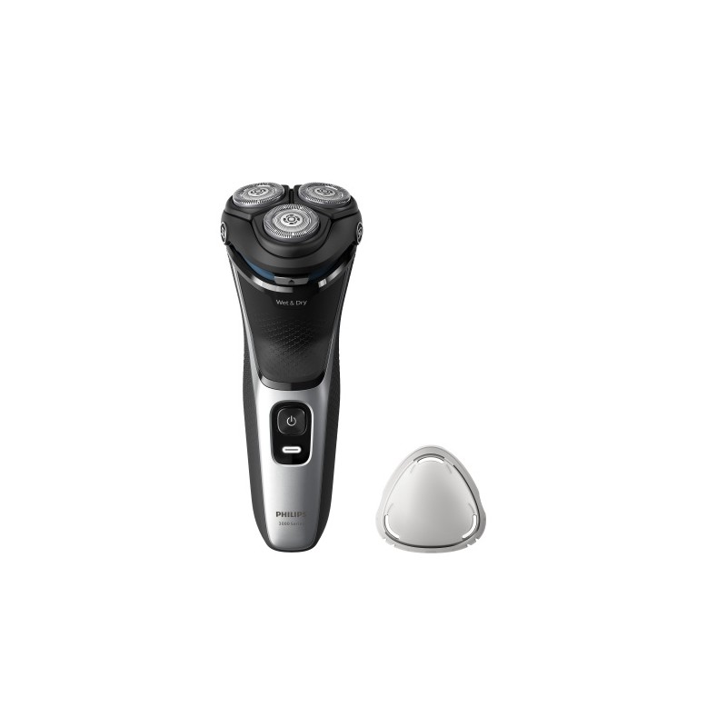 Philips 3000 Series S3143/00 Wet & Dry Barzdaskutė, Black/Silver