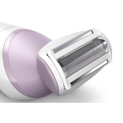 Philips Lady Shaver 6000 Series BRL136/00 Wet & Dry Belaidis skustuvas, White/Lilac