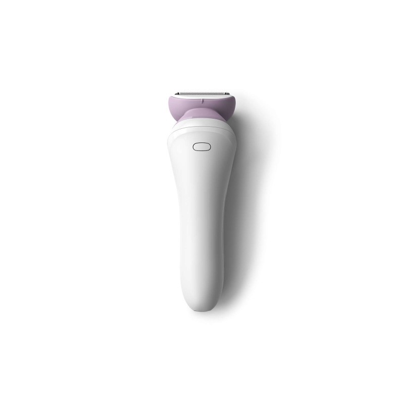 Philips Lady Shaver 6000 Series BRL136/00 Wet & Dry Belaidis skustuvas, White/Lilac