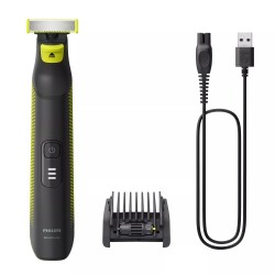 Philips OneBlade Pro QP6506/15 Plaukų skustuvas / kirpimo mašinėlė, Juoda/Žalia