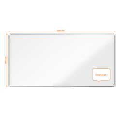 Magnetinė balta lenta Nobo Premium Plus Enamel Magnetic Whiteboard 200x100cm