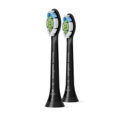 Philips Sonicare W2 Optimal White HX6062/13 Sonic Dantų šepetėlio galvutės, Juoda