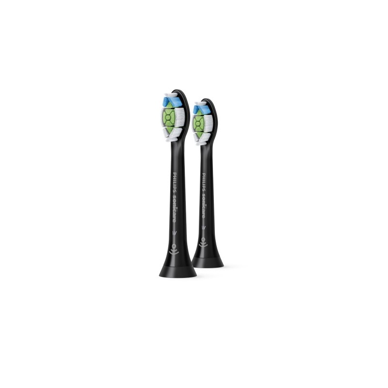 Philips Sonicare W2 Optimal White HX6062/13 Sonic Dantų šepetėlio galvutės, Juoda