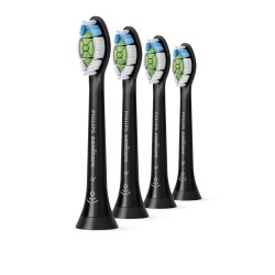 Philips Sonicare W2 Optimal White HX6064/88 Sonic Dantų šepetėlio galvutės, Juoda