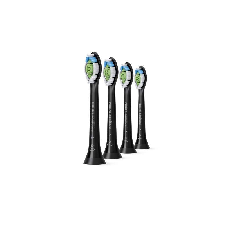 Philips Sonicare W2 Optimal White HX6064/88 Sonic Dantų šepetėlio galvutės, Juoda