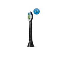 Philips Sonicare W2 Optimal White HX6068/88 Sonic Dantų šepetėlio galvutės, Juoda