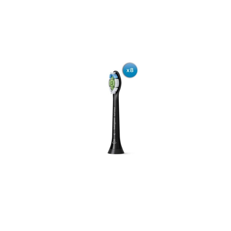 Philips Sonicare W2 Optimal White HX6068/88 Sonic Dantų šepetėlio galvutės, Juoda