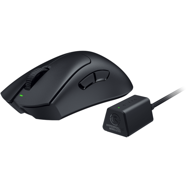 Razer DeathAdder V3 Pro Belaidė žaidimų pelė RF Wireless + USB-C, 30000 DPI, Juoda