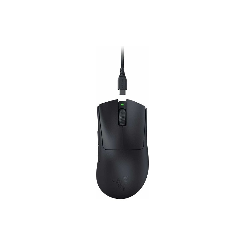 Razer DeathAdder V3 Pro Belaidė žaidimų pelė RF Wireless + USB-C, 30000 DPI, Juoda