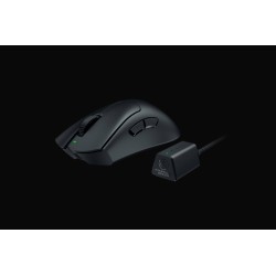 Razer DeathAdder V3 Pro Belaidė žaidimų pelė RF Wireless + USB-C, 30000 DPI, Juoda