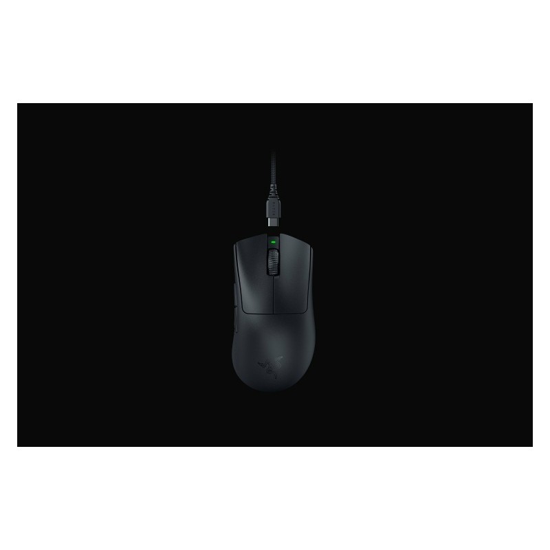 Razer DeathAdder V3 Pro Belaidė žaidimų pelė RF Wireless + USB-C, 30000 DPI, Juoda