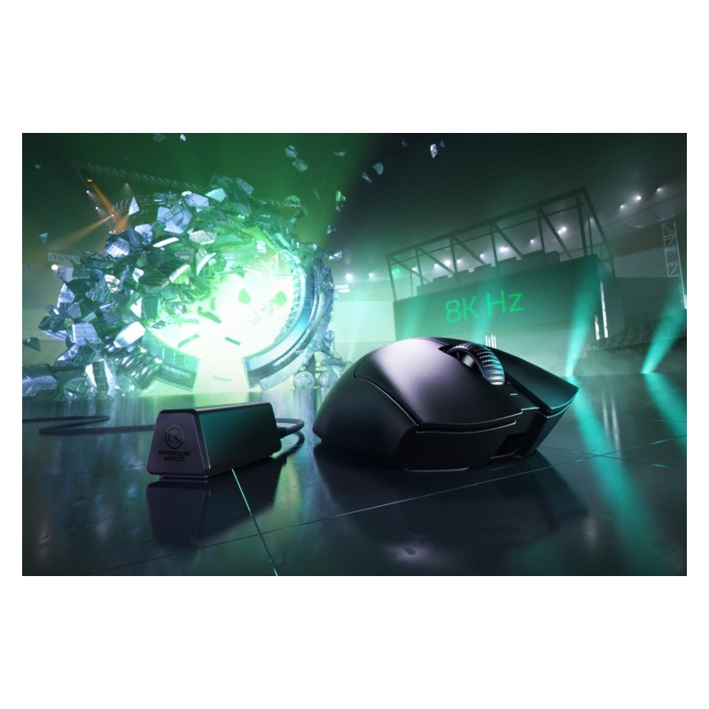 Razer DeathAdder V3 Pro Belaidė žaidimų pelė RF Wireless + USB-C, 30000 DPI, Juoda