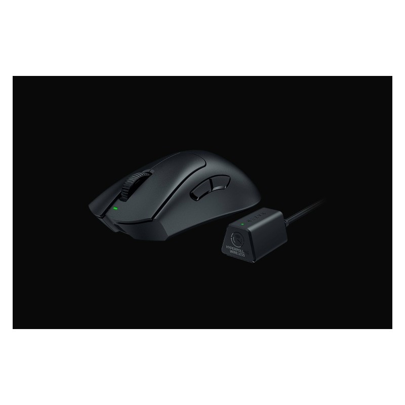Razer DeathAdder V3 Pro Belaidė žaidimų pelė RF Wireless + USB-C, 30000 DPI, Juoda