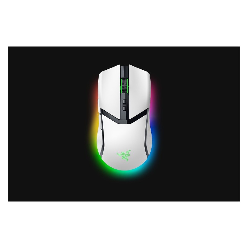 Razer Cobra Pro Belaidė žaidimų pelė RF Wireless + Bluetooth + USB-C, 30000 DPI, Balta