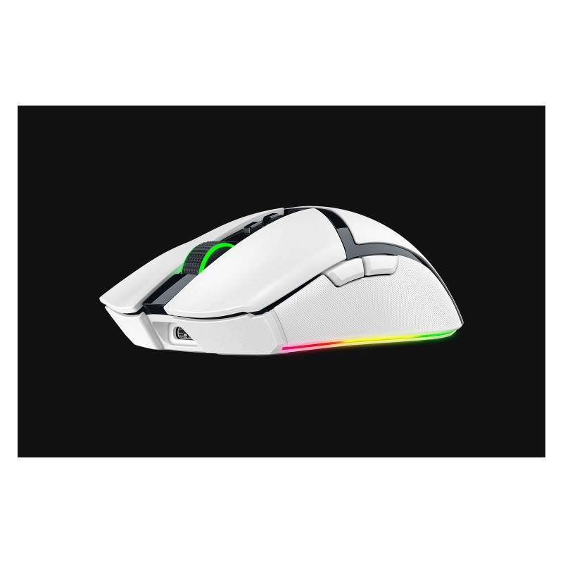 Razer Cobra Pro Belaidė žaidimų pelė RF Wireless + Bluetooth + USB-C, 30000 DPI, Balta