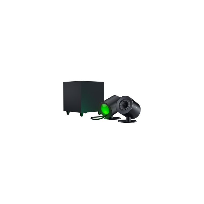 Razer Nommo V2 Full Range 2.1 PC Žaidimų garso kolonėlės, Juoda