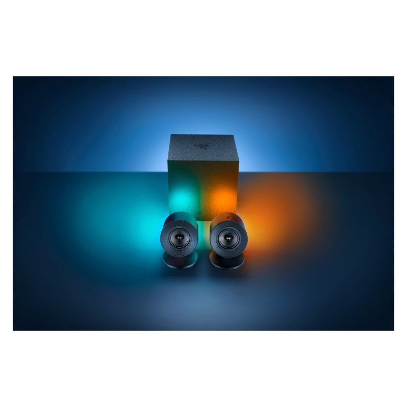 Razer Nommo V2 Full Range 2.1 PC Žaidimų garso kolonėlės, Juoda