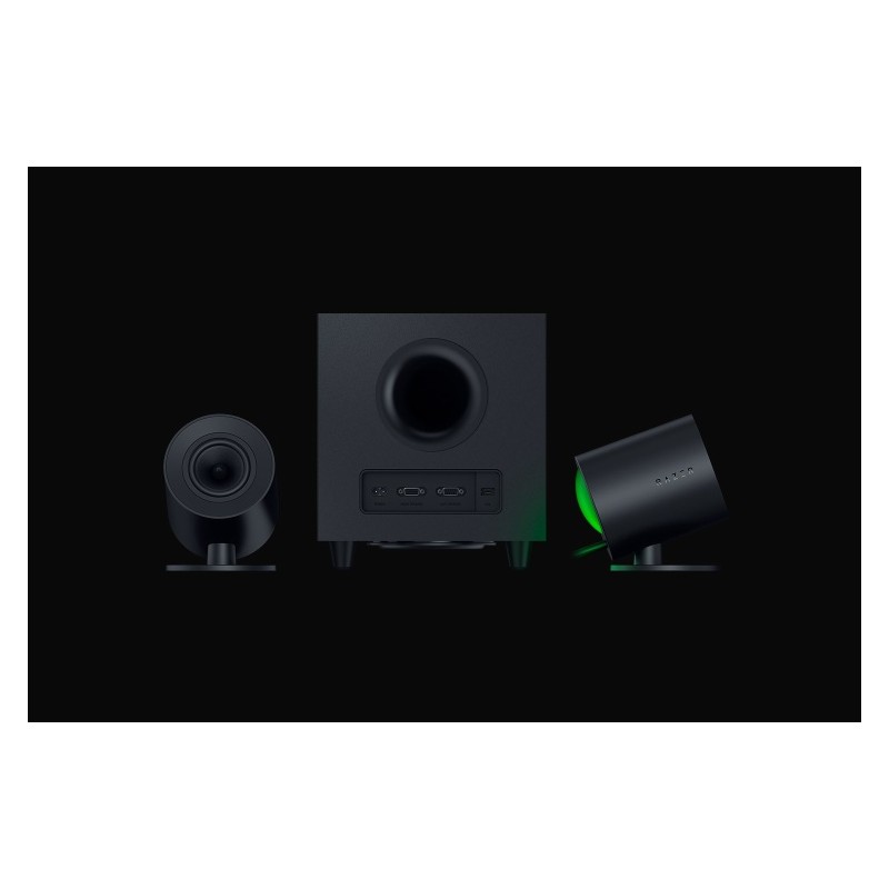 Razer Nommo V2 Full Range 2.1 PC Žaidimų garso kolonėlės, Juoda