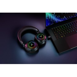 Razer Kraken V4 Belaidės žaidimų ausinės, Bluetooth, Juoda