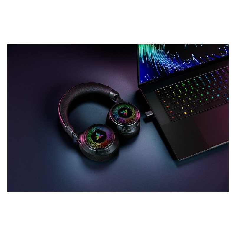 Razer Kraken V4 Belaidės žaidimų ausinės, Bluetooth, Juoda