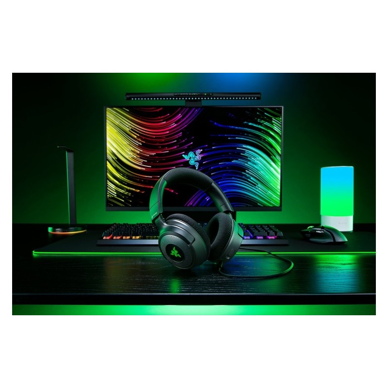 Razer Kraken V4 X Laidinės žaidimų ausinės, Juoda