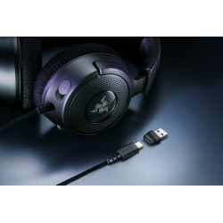 Razer Kraken V4 X Laidinės žaidimų ausinės, Juoda